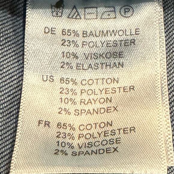 ARTICLES OF SOCIETY SUPER SOFT SPARTA WASH SKINNY JEANS W/ FRAYED HEM SZ 26 - Picture 6 of 7